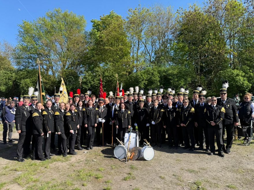 Aufstellung am Kirmesplatz